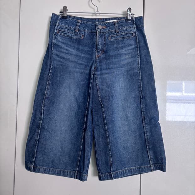 vintage 로우라이즈 버뮤다 팬츠