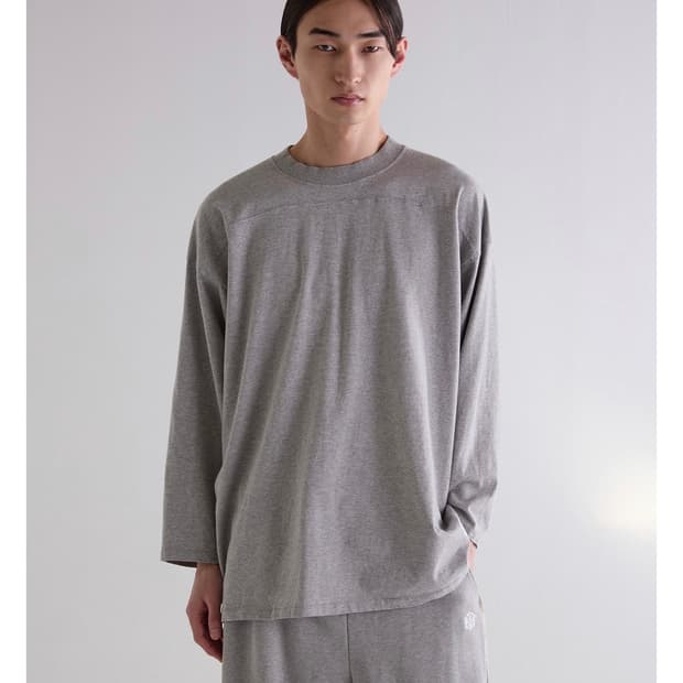 innir 이니어 251 FOOTBALL T-SHIRT (HEATHER 