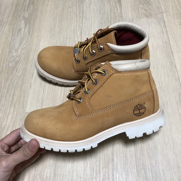 (235) 팀버랜드 Timberland 4홀 넬리 처카 부츠 위트 브라운