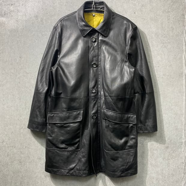 [54] VERRI 이태리 메이드 램스킨 레더 코트