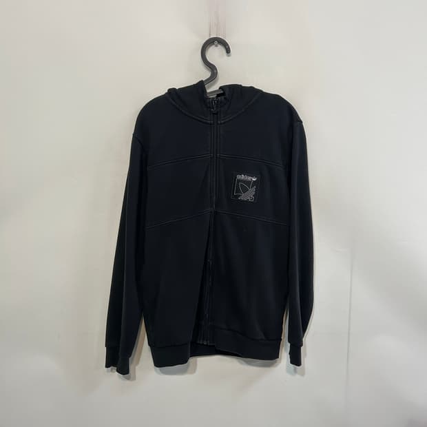 아디다스 남성 기모 후드 집업 M