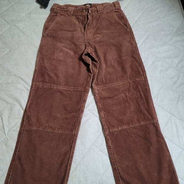 슈프림 디키즈 코듀로이 더블니 팬츠