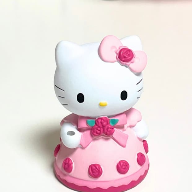 고전 헬로키티 메모 꽂이 홀더