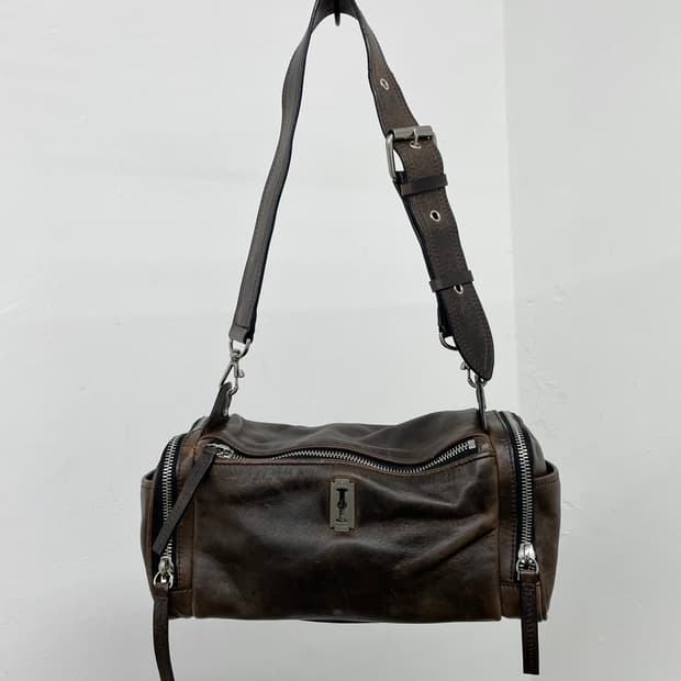 분크 퍼펙 멀티 포켓 숄더 스몰 브라운