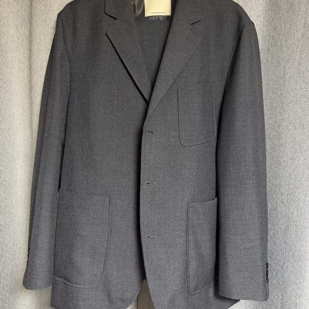 포터리 울 스포츠 셋업 다크그레이 3사이즈 셋업