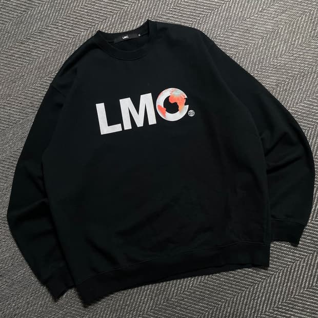 LMC Earth 빅로고 스웻 맨투맨 긴팔 티셔츠y 5448