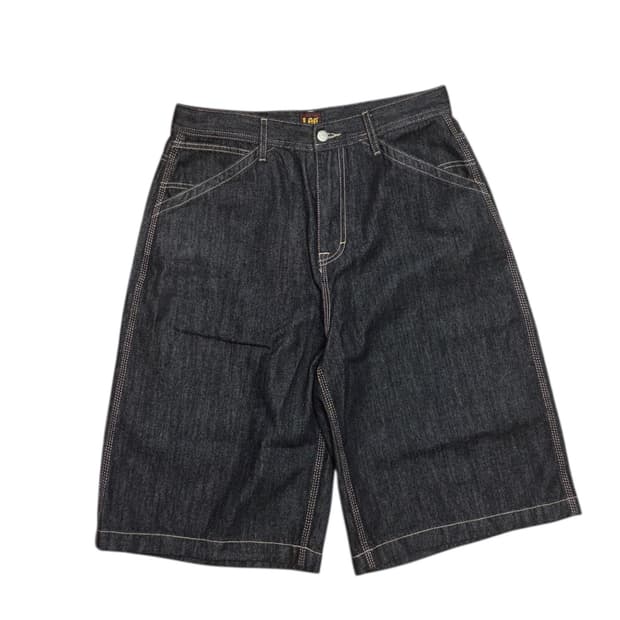 Lee 리 데님 와이드 버뮤다 팬츠 데님 숏츠