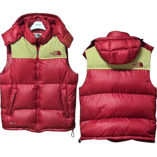 노스페이스  거위털 패딩조끼/남95