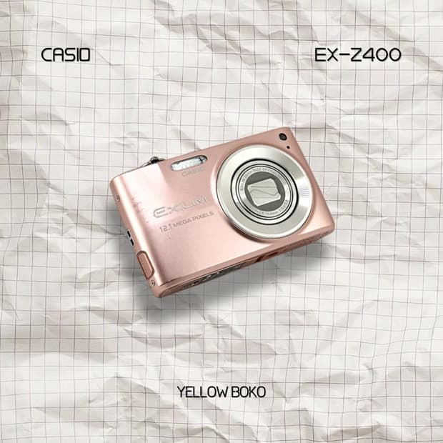 [수채감성] CASIO 카시오 엑슬림 EX-Z400 레트로 디지털 카메라