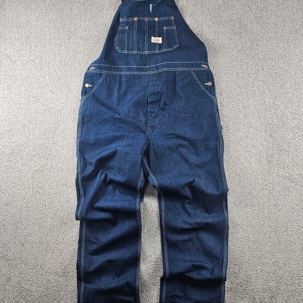 USA ROUND HOUSE 데님 오버롤 슈트 (40X34)/ 10925