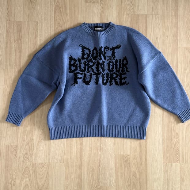 아조바이조 니트 PBA DBOF Wool Knit Sweater LILA