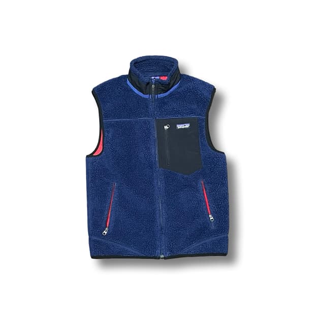 [S] 파타고니아 네이비 레트로 파일 조끼 베스트