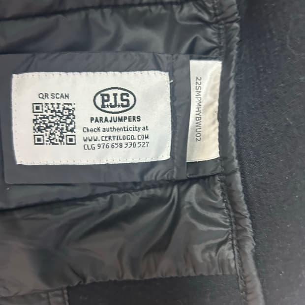 파라점퍼스 블랙 경량 패딩 자켓