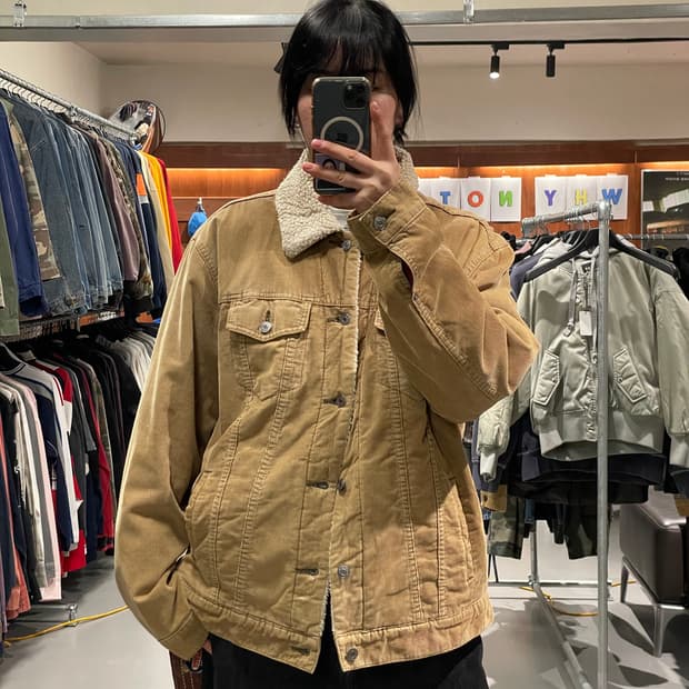 GAP 코듀로이 쉐르파 자켓