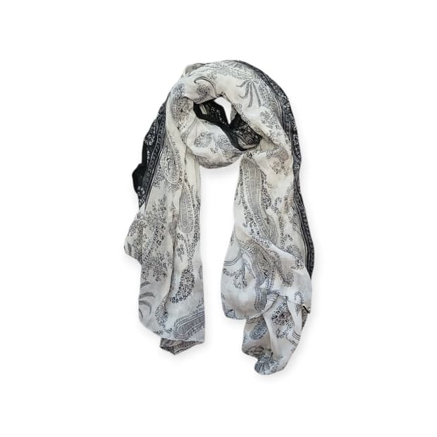 히피 블랙 에스닉 스카프 