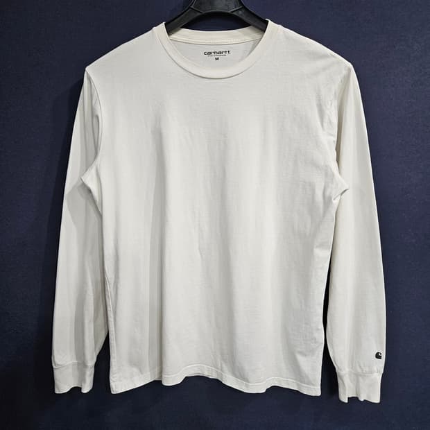 칼하트 화이트 남성 95~100 긴팔티셔츠 