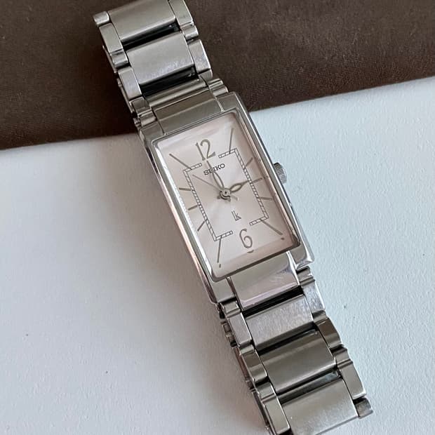 Seiko 세이코 lk 루키아 스퀘어 쿼츠 핑크 레이디스