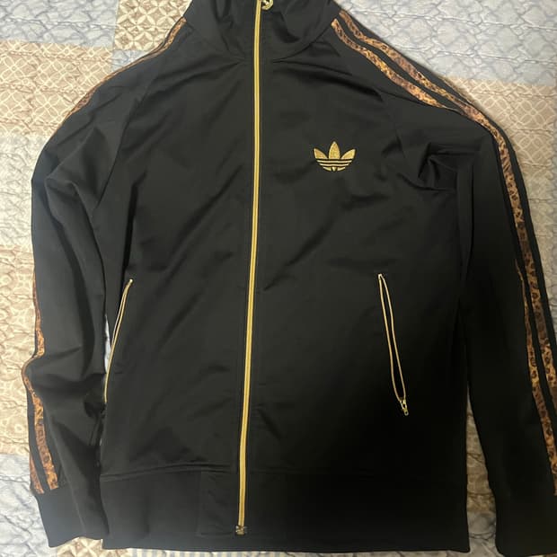 아디다스 파이어버드 레오파드 트랙탑 져지