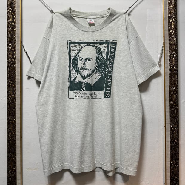 빈티지 90s 셰익스피어 Art Tee