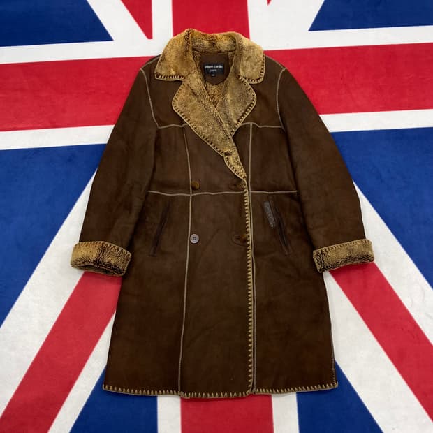 피에르가르뎅 양가죽 무스탕 여성 66 