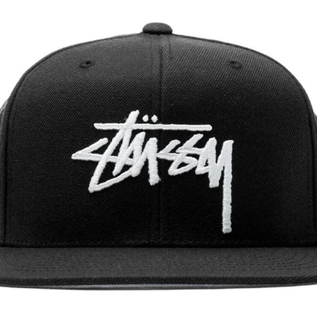 스투시 빅스탁 하이 크라운 블랙그린