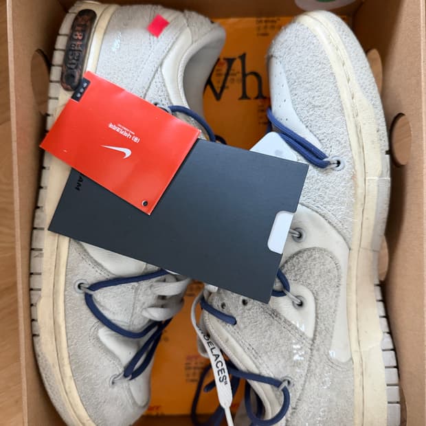 나이키 오프화이트 덩크 lot18 (285)