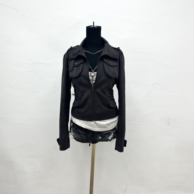 Chacoal stud pocket jacket 
