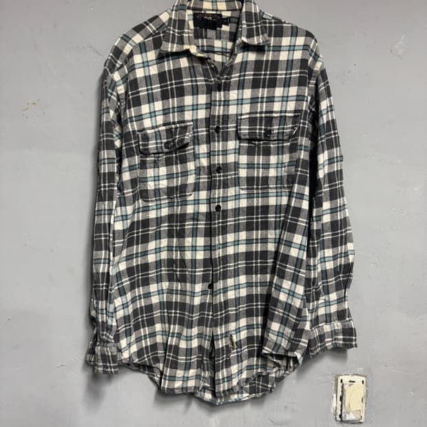 더블알엘 체크패턴 셔츠 S