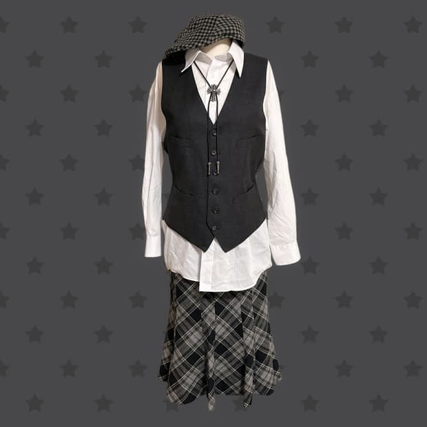 코코모리 블랙 프레피 미국 하이틴 핀터깔 라코스테 헌팅캡 대장 코디세트