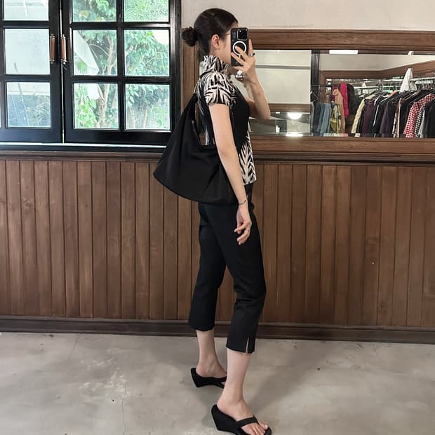 ISSEY MIYAKE FETE capri pants