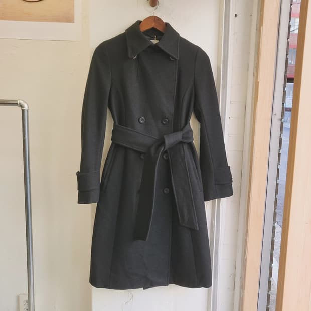 Axcexellence 캐시미어 벨트 코트