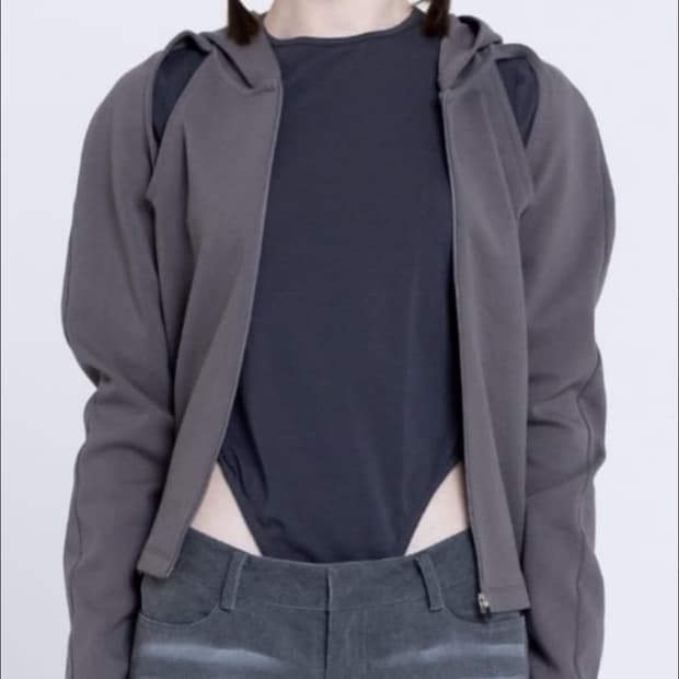 peinture 컷아웃 hoodie