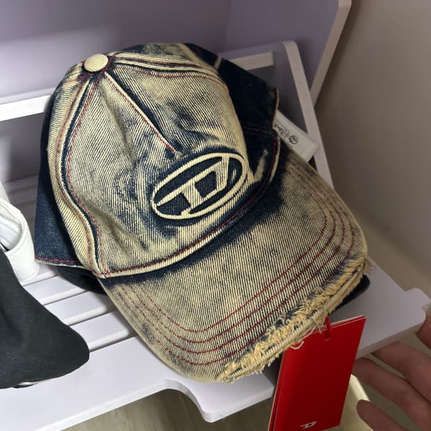 디젤 세이몬 트리티드 데님 베이스볼캡 02사이즈