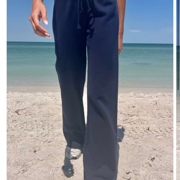 브랜디멜빌 네이비 스웻팬츠