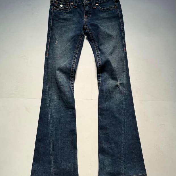 True religion 진청 워싱 부츠컷