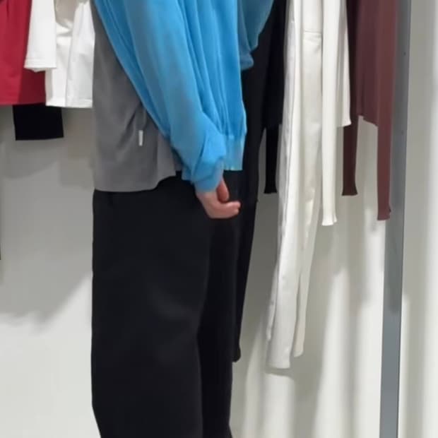 아모멘토 시어 라운드 가디건 M
