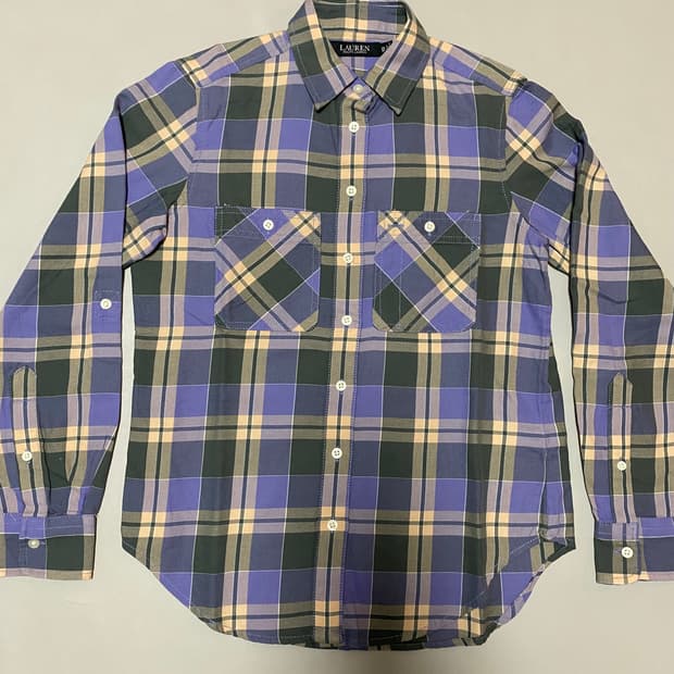 폴로 랄프로렌 체크 셔츠 XS