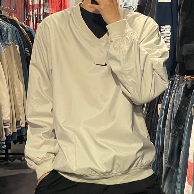 [IM] nike 나이키 코토리 베이지 미드스우시 웜업