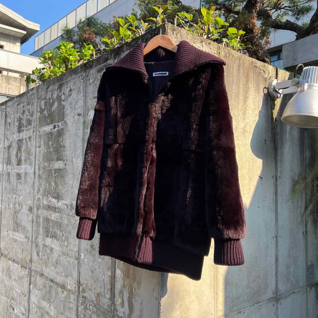 00s 질샌더 래빗퍼 집업자켓 