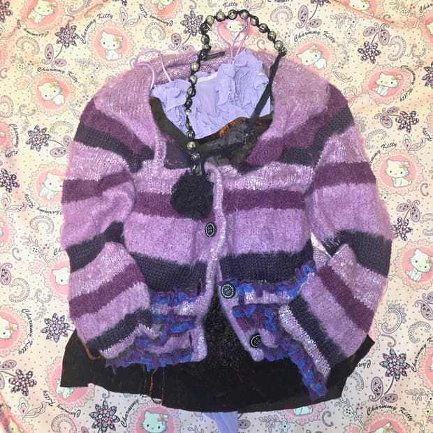 ☾⋆⁺₊⋆코디셋: 슈슈룬 바닐라깔 고스 모리걸 코디 세트 ⁺˚⋆♱⋆