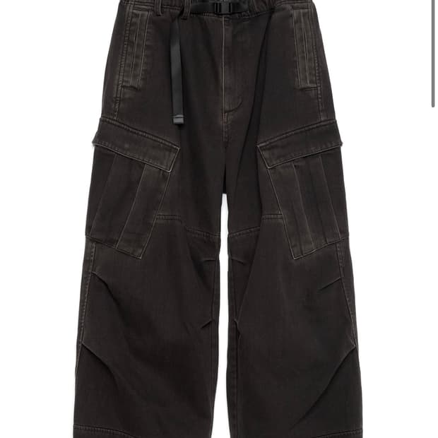 해칭룸 Mil Pants Washed Black 4사이즈