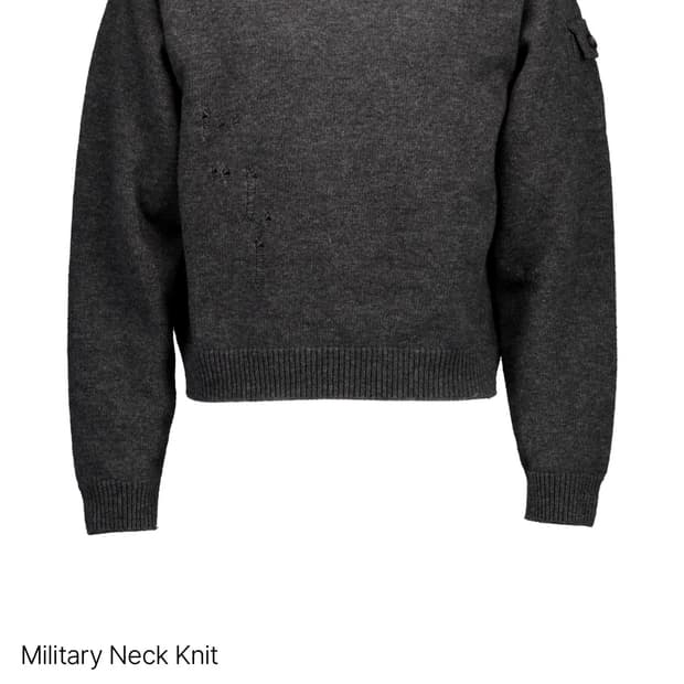 Pog service  Military Neck Knit (1)