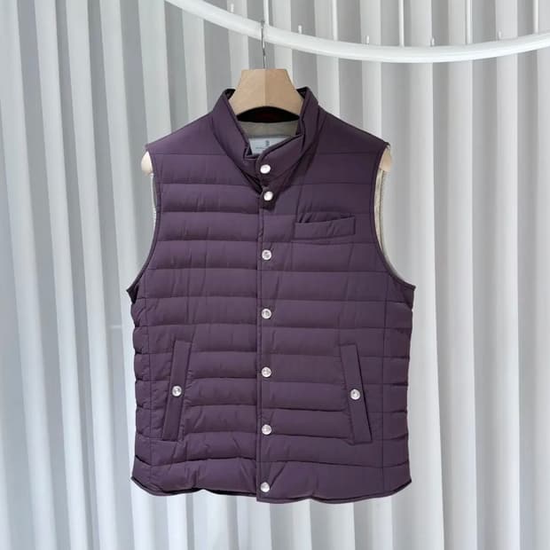 S / 브루넬로쿠치넬리 구스다운 조끼 베스트  패딩 / 미사용