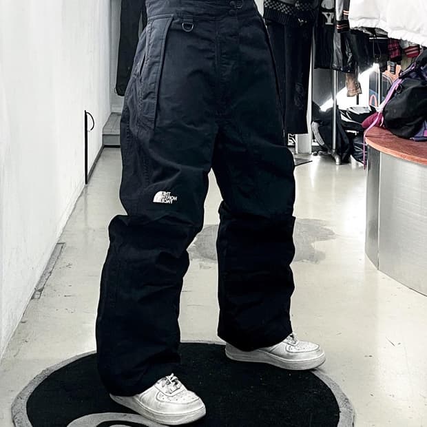 노스페이스 90s 아웃도어 더블니 나일론 스키팬츠