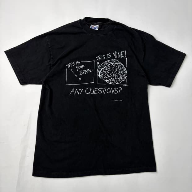 90s This Is Your Brain Tee (black)