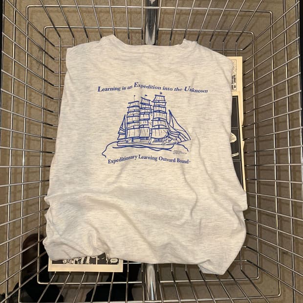 90‘s Hanes Outward bound boat single T