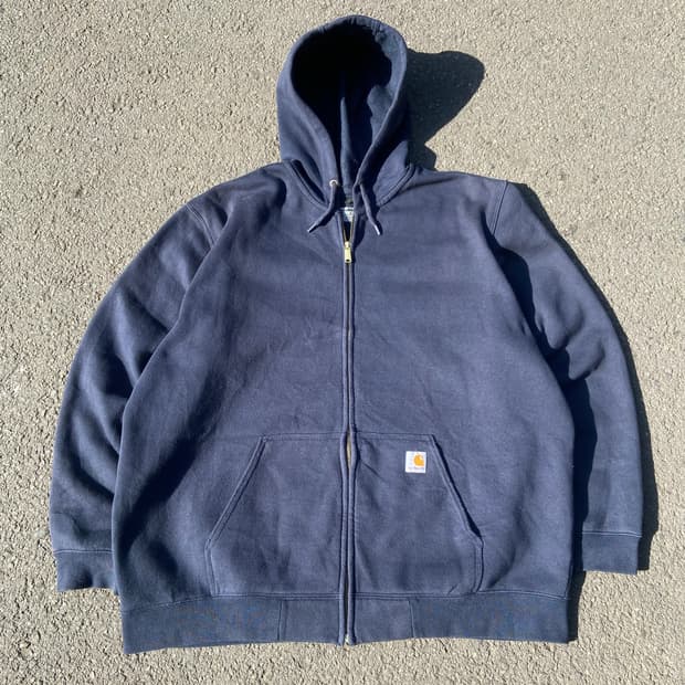 120) 칼하트 네이비 후디집업