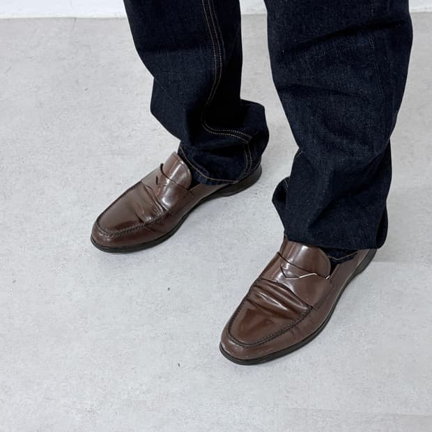 Prada Sport Leather Dress Loafers