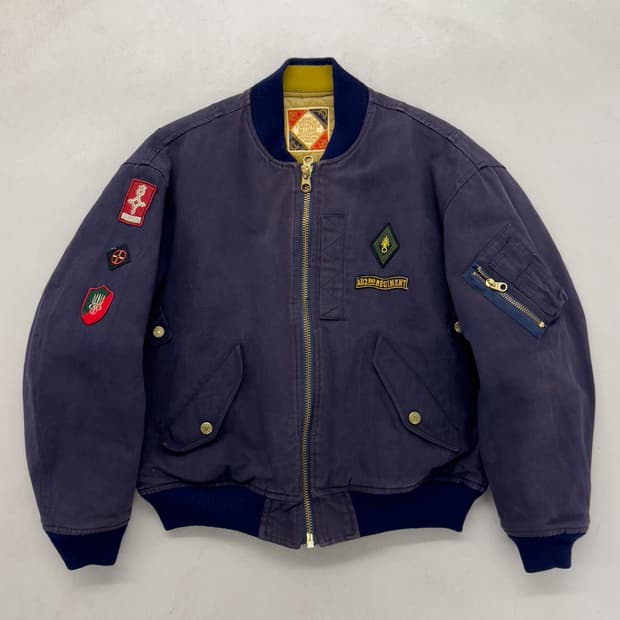  PEYTON PLACE 리버시블 블루종