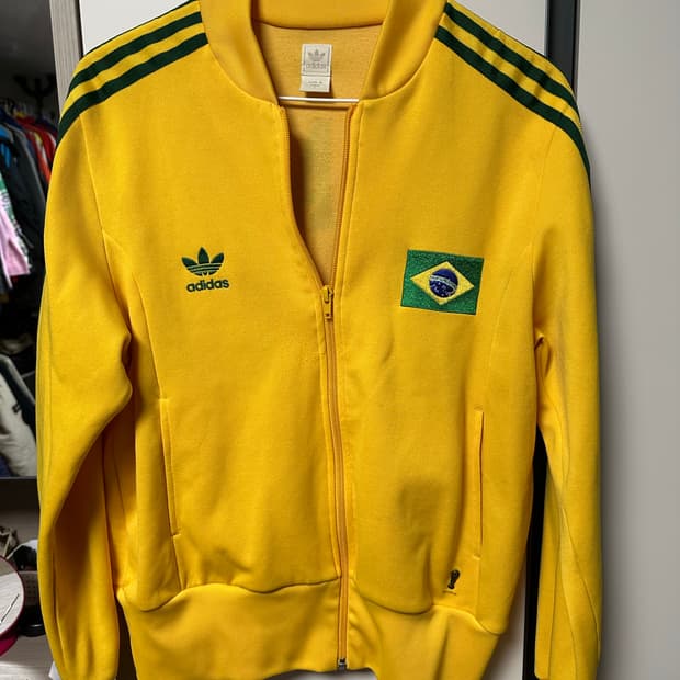 아디다스 져지 브라질 트랙탑 L